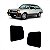 Ponteira do para choque chevette chevrolet de 1979 a 1982 dianteira lado esquerdo preta - Imagem 1