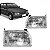 Farol escort hobby ford de 1987 a 1995 e verona ford e apollo volkswagen de 1990 a 1992 lado direito versão LT policarbonato - Imagem 1