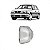 Lente do farol auxiliar gol volkswagen de 1999 a 2005 lado esquerdo geração 3 ponteira para choque - Imagem 1