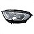 Farol ecosport ford de 2018 a 2021 lado esquerdo cromado manual com LED com projetor xenon - Imagem 2