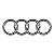 Emblema audi para tampa do porta malas cromado - Imagem 1