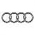 Emblema audi para tampa do porta malas cromado - Imagem 2