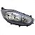 Farol fiesta ford de 2013 a 2017 lado esquerdo fumê manual - Imagem 2
