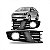 Grade do para choque polo volkswagen de 2012 a 2014 lateral dianteira lado direito com furo para auxiliar e com friso cromado - Imagem 1