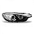 Farol cerato kia de 2014 a 2016 lado direito manual e elétrico sem LED friso banco - Imagem 2