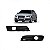 Grade de para choque a3 sportback audi de 2009 a 2012 lado esquerdo dianteiro com furo - Imagem 1