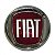 Emblema da grade palio e uno way fiat de 2004 a 2011 vermelho tipo zoiao - Imagem 2