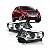 Farol edge ford de 2011 a 2014 lado esquerdo cromado cristal elétrico com projetor - Imagem 1