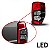 Lanterna l200 triton mitsubishi de 2021 a 2025 traseira lado direito com LED - Imagem 3