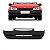 Para choque escort hobby ford de 1987 a 1995 dianteiro preto e cinza - Imagem 1