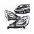 Farol fit honda de 2009 a 2012 lado direito cinza manual - Imagem 1