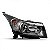 Farol cruze chevrolet de 2011 a 2014 lado direito máscara negra manual - Imagem 2