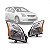 Farol sentra nissan de 2010 a 2013 lado esquerdo cromado - Imagem 1