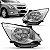 Farol cobalt chevrolet de 2012 a 2016 lado esquerdo cromado manual - Imagem 1
