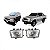 Farol hilux sw4 toyota de 1992 a 1995 com aplicação na hilux SRV picape toyota de 2002 a 2004 lado esquerdo - Imagem 1