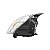 Farol focus ford de 2009 a 2013 lado esquerdo cromado manual - Imagem 3