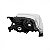 Farol hilux sw4 toyota de 2012 a 2015 lado direito cromado manual - Imagem 5