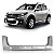 Moldura para choque sandero renault de 2012 a 2014 dianteira inferior prata stepway - Imagem 1
