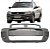 Para choque strada fiat de 2014 a 2020 dianteiro cinza sem furo working - Imagem 2