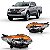 Farol triton mitsubishi de 2017 a 2025 lado esquerdo máscara negra âmbar manual cromado retrovisor externo elétrico com aquecimento com braço longo H4 - Imagem 1