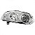 Farol palio fiat de 2009 a 2020 e siena fiat de 2009 a 2012 lado direito cromado bola - Imagem 2