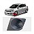 Grade lateral do para choque tiida nissan de 2011 a 2013 dianteiro lado direito sem furo - Imagem 1