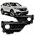 Grade lateral para choque crv honda de 2021 dianteiro lado direito com furo - Imagem 1