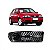 Grade para para choque gol volkswagen de 2004 a 2005 dianteiro lado esquerdo preto geração 3 fase dois ponteira para choque sem furo com friso cromado - Imagem 1