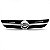 Grade do radiador astra chevrolet de 2003 a 2012 preta com friso cromado sem emblema - Imagem 2