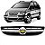 Grade do radiador zafira chevrolet de 2005 a 2012 preta com friso cromado - Imagem 1