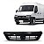 Grade do radiador ducato fiat de 2005 a 2017 preta sem friso e sem emblema - Imagem 1