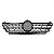 Grade do radiador sprinter mercedes benz de 2003 a 2011 preta com friso preto e com emblema - Imagem 2