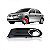 Grade do para choque gol volkswagen de 2009 a 2012 dianteiro lado esquerdo cromada geração cinco com furo - Imagem 1