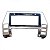 Moldura inferior para choque do painel gol volkswagen de 1987 a 1996 cromada versão cl - Imagem 2