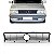 Grade do radiador gol volkswagen de 1991 a 1996 preto sport - Imagem 1