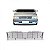 Grade do radiador gol volkswagen de 1991 a 1996 cinza claro sem emblema - Imagem 1