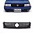 Grade do radiador santana volkswagen de 1991 a 1998 preta - Imagem 1