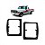 Aro do farol f1000 e f4000 ford de 1979 a 1992 lado direito - Imagem 1