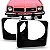 Aro do farol chevette chevrolet de 1978 a 1980 lado esquerdo preto - Imagem 1