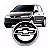 Emblema celta chevrolet de 2000 a 2003 grade gravata - Imagem 1