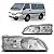 Farol h100 hyundai de 1995 a 1996 lado esquerdo - Imagem 1
