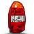 Lanterna palio weekend fiat de 2001 a 2003 lado direito traseira com carcaça de borda vermelha - Imagem 2