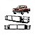 Painel da grade f1000 ford de 1997 a 1998 dianteiro ABS de alta resistência - Imagem 1