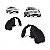 Para barro fiesta ford de 1996 a 2002 e courier ford de 2002 a 2013 lado direito até 2023 - Imagem 1