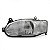 Farol escort ford de 1997 a 2002 lado esquerdo preto - Imagem 2