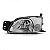 Farol fiesta ford de 2000 a 2002 e courier ford de 2000 a 2013 lado esquerdo com pisca branco - Imagem 2