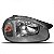 Farol corsa chevrolet de 2000 a 2009 lado direito carcaça preta máscara cinza - Imagem 2