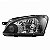 Farol corsa classic chevrolet de 2010 a 2016 lado esquerdo máscara negra - Imagem 2