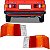 Lente spazio fiat de 1983 a 1986 lado esquerdo traseira tricolor curva em acrílico - Imagem 1