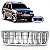 Grade do radiador grand cherokee jeep de 1999 a 2003 cromada versão laredo com tela - Imagem 1
